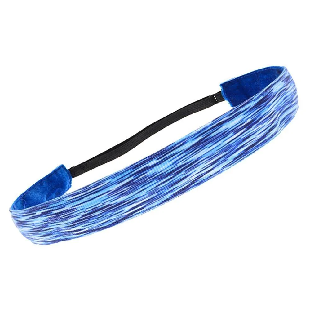 Adjustable No Slip Space Tie Dye Headband