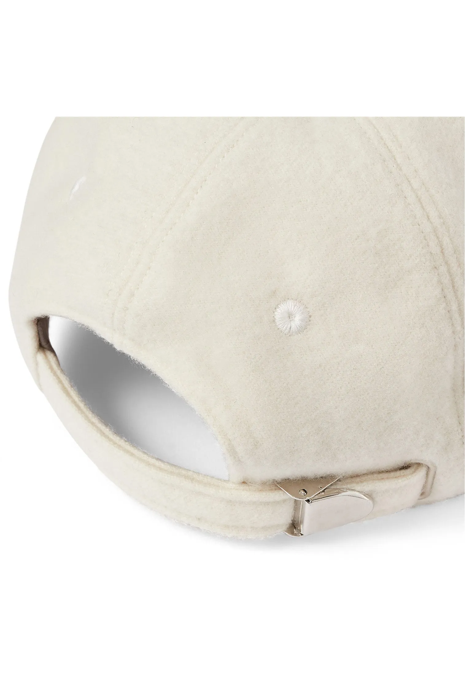 Adjustable Two-Tone Cashmere Baseball Cap