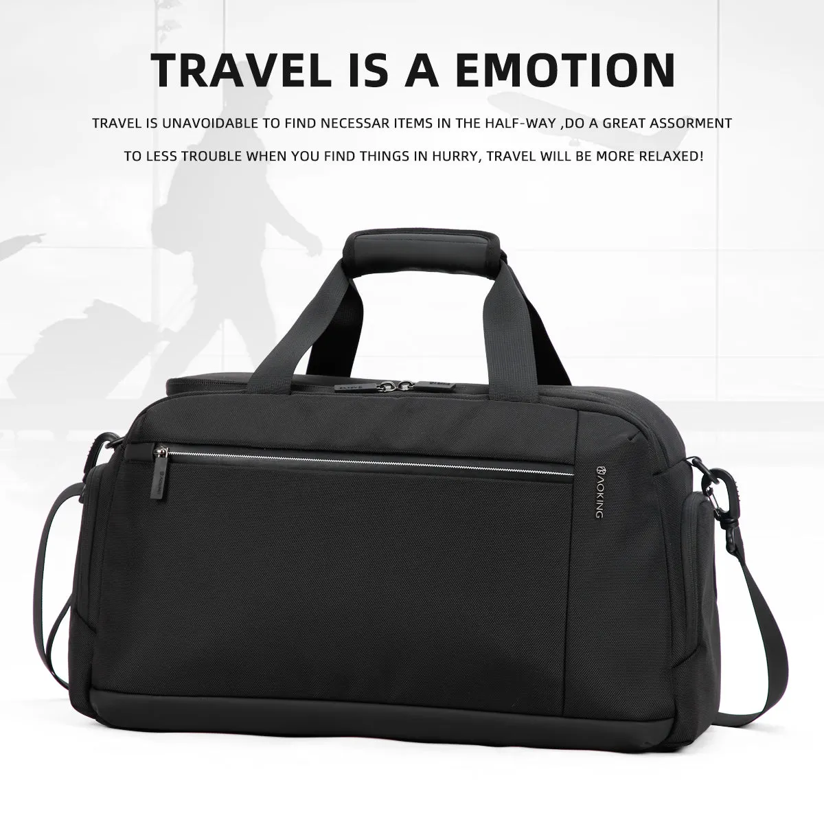 Aoking 3-in-1 Travel/Gym Smart Duffle Bag