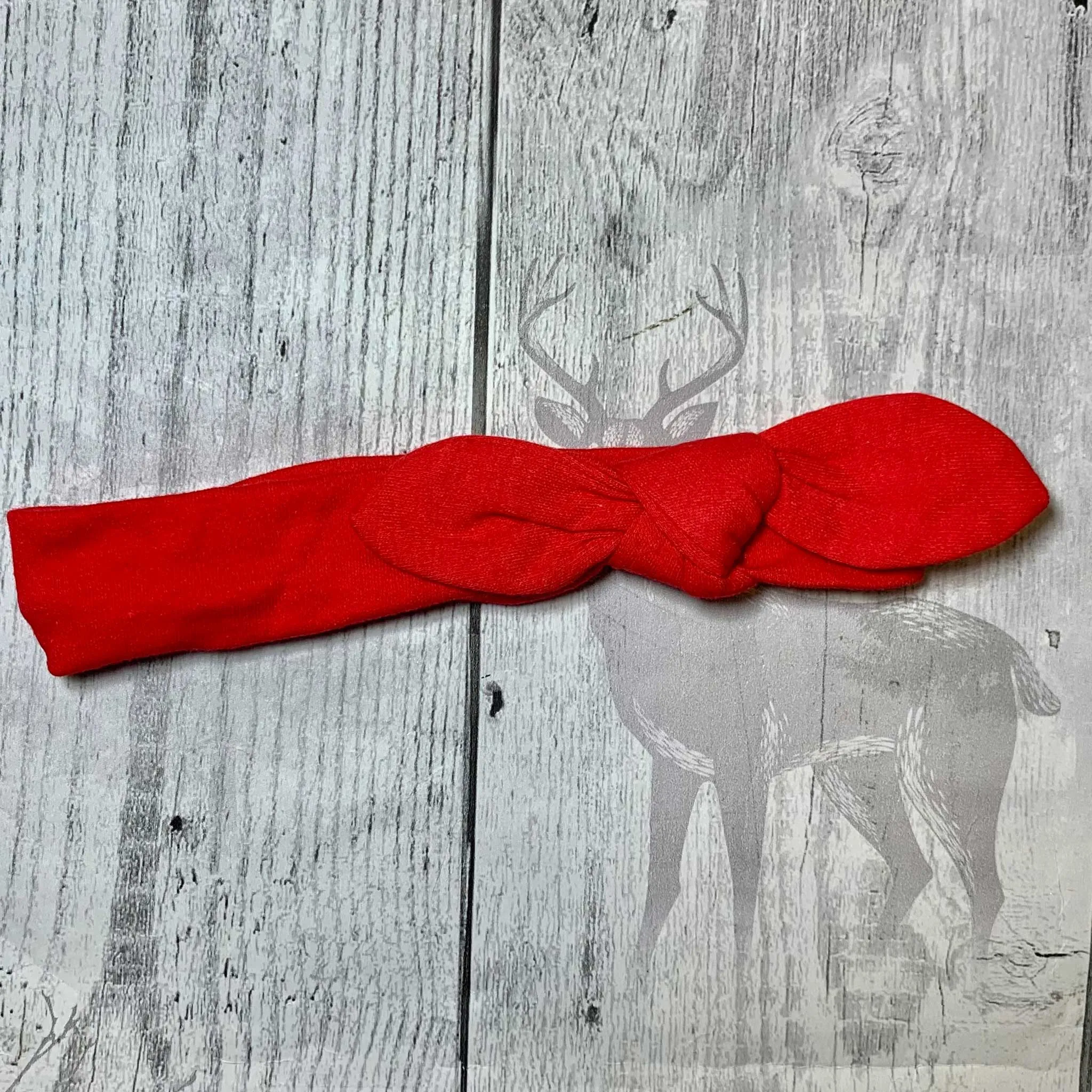 Baby Girls Knotty Headband - Red