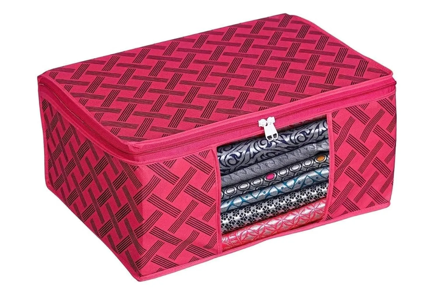 BB BACKBENCHERS Multipurpose Storage Bag ( pack of 6 , red checker )