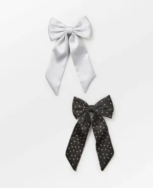 Beck Sondergaard Luster Black Bow Clips