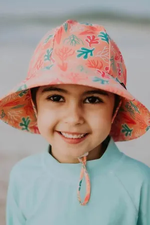 Bedhead Ponytail Swim Bucket Beach Hat - Coral