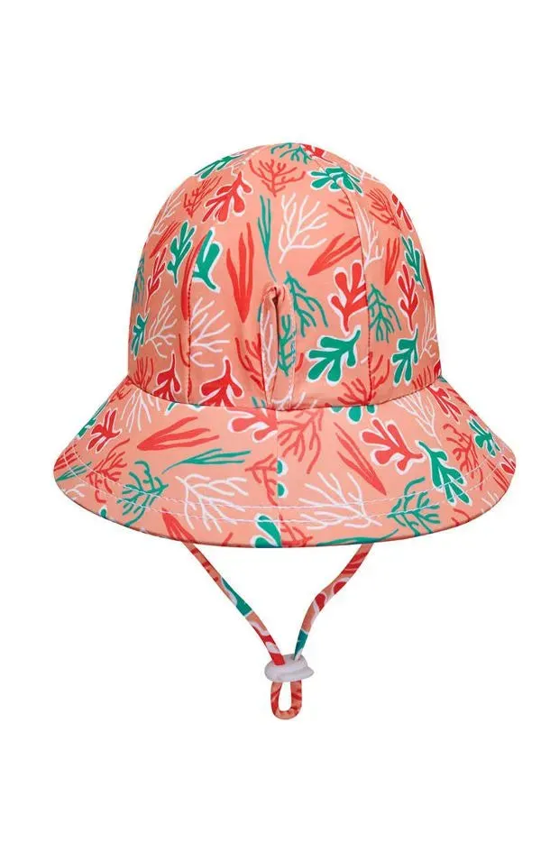 Bedhead Ponytail Swim Bucket Beach Hat - Coral