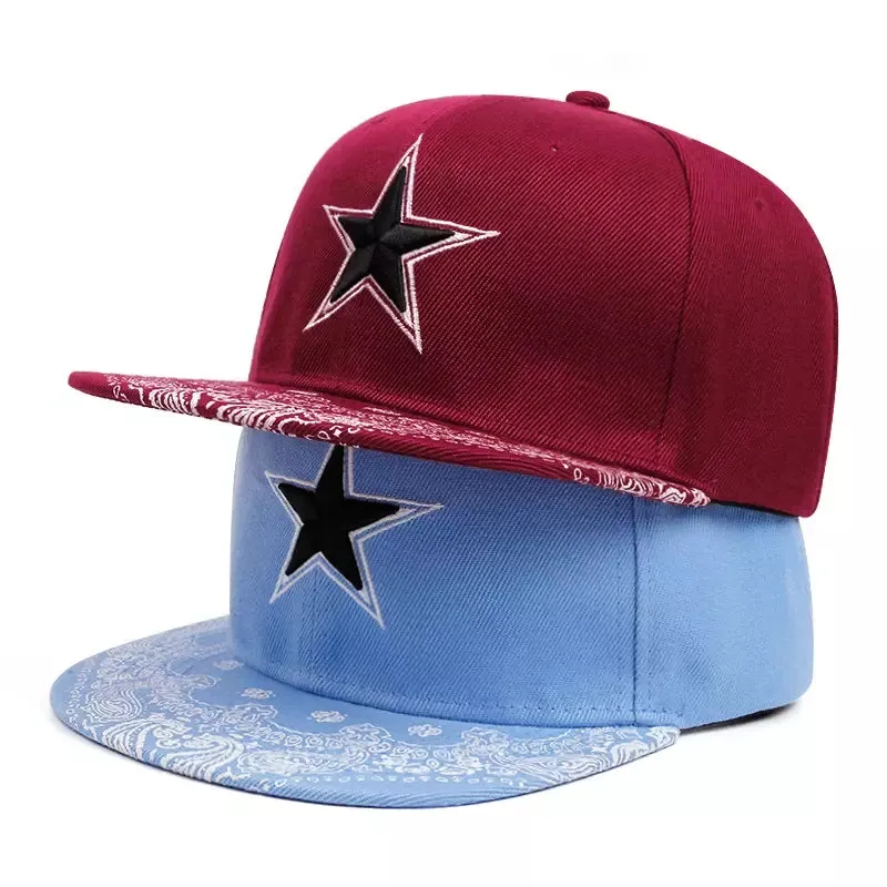 Black Star Snapback Cap