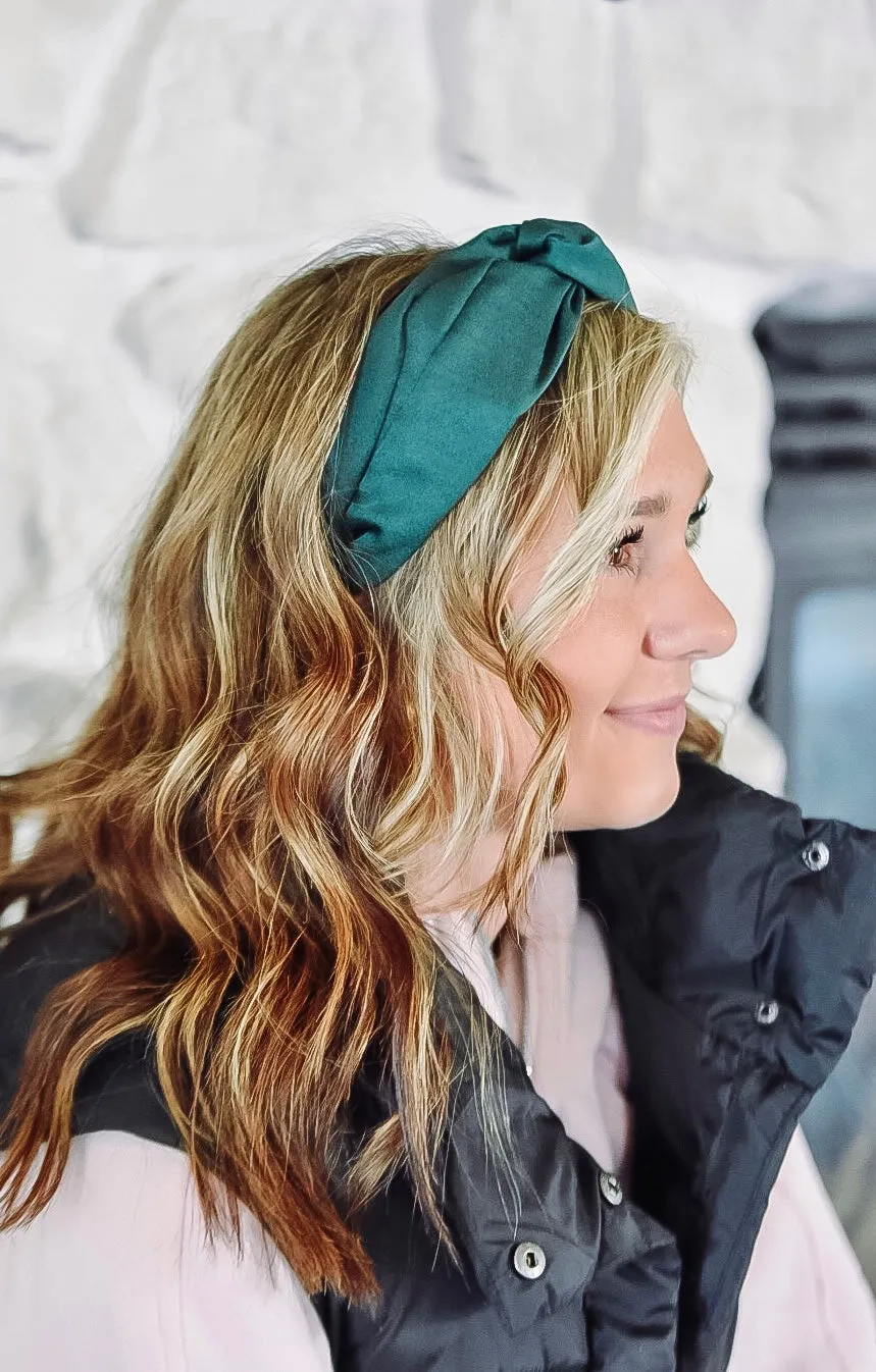 Boho With A Twist Satin Headband