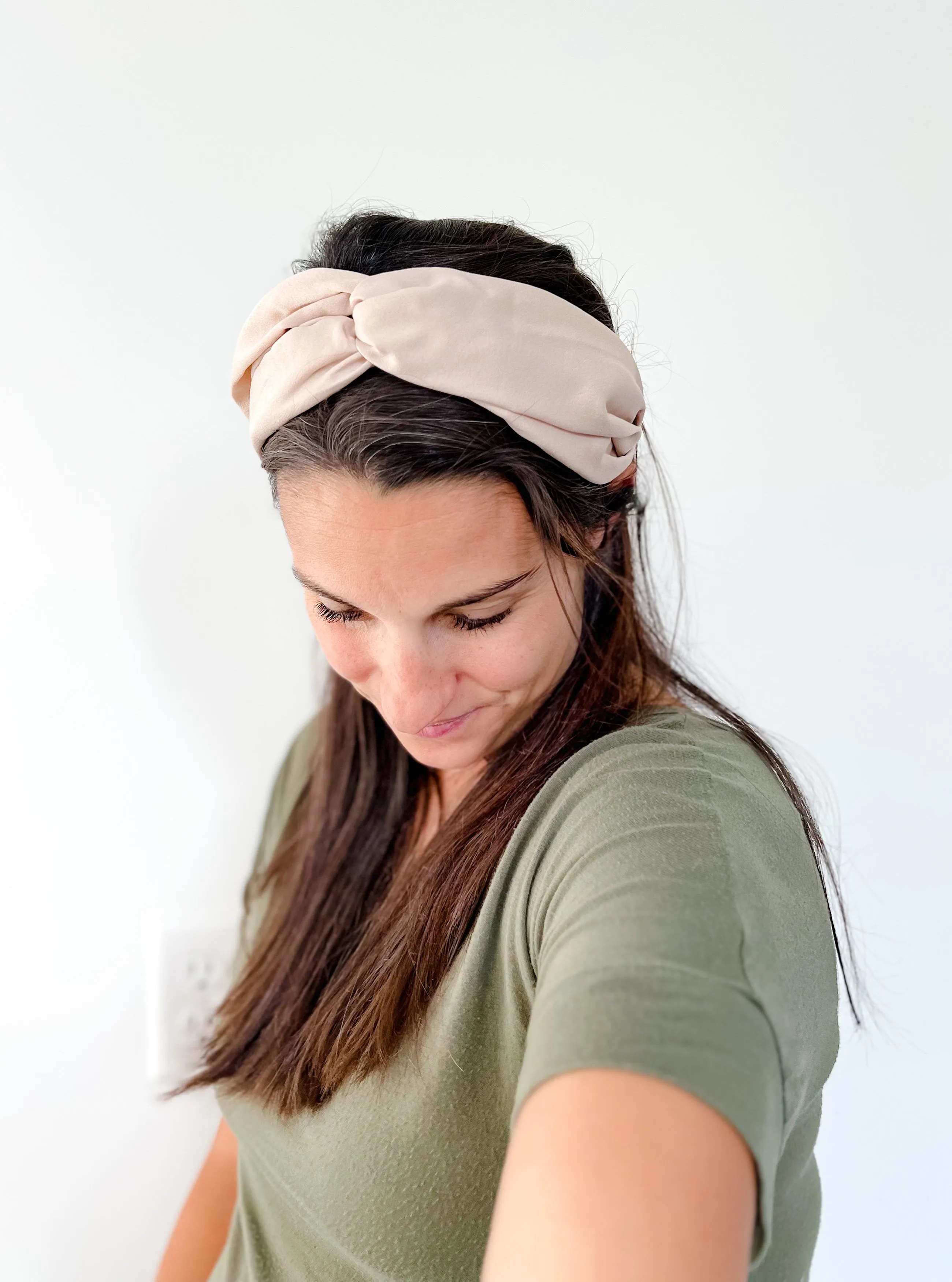 Boho With A Twist Satin Headband