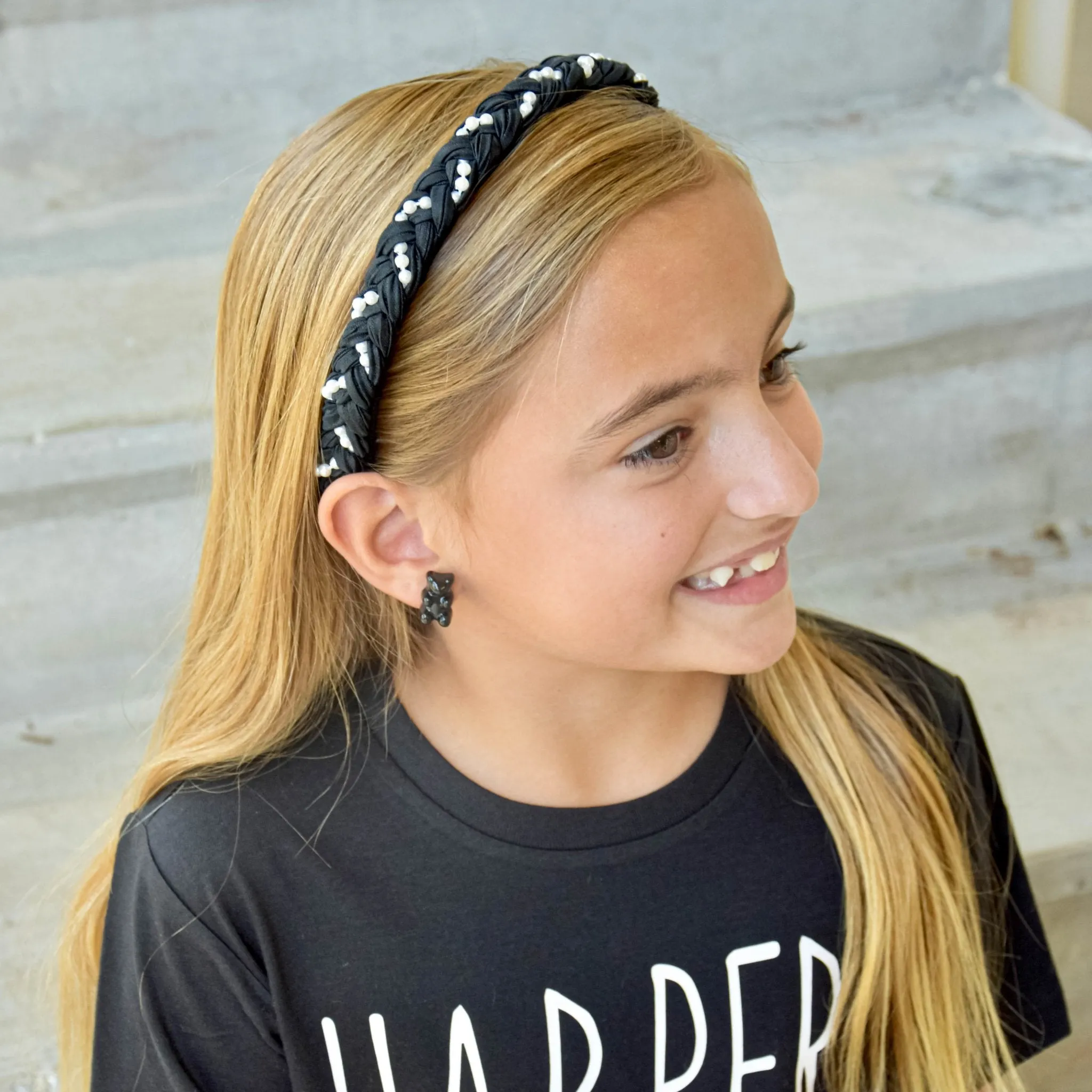 Braided Pearl Headbands - 3 Pack