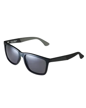 Bretton Polarised Sunglasses in Matte Black & Smoke