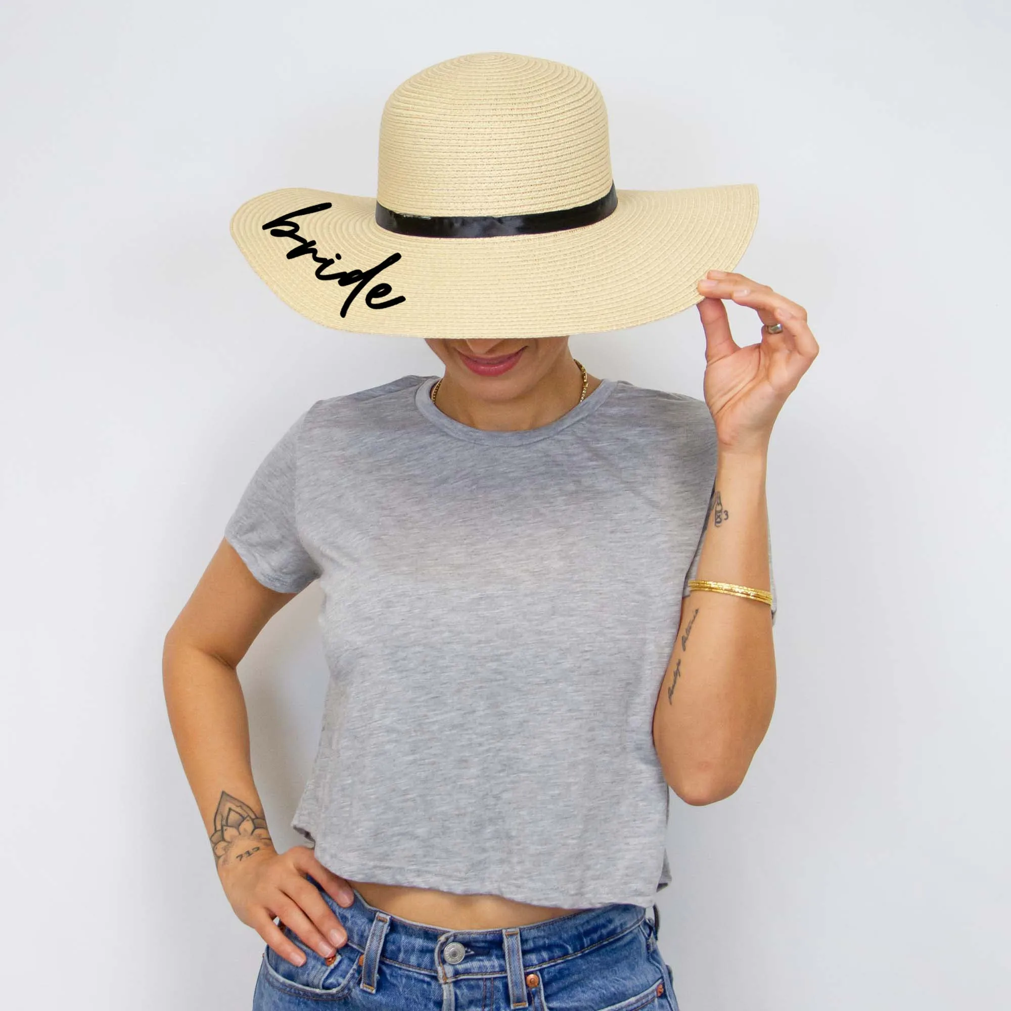 Bride, Bride's Babe Bachelorette Floppy Hat