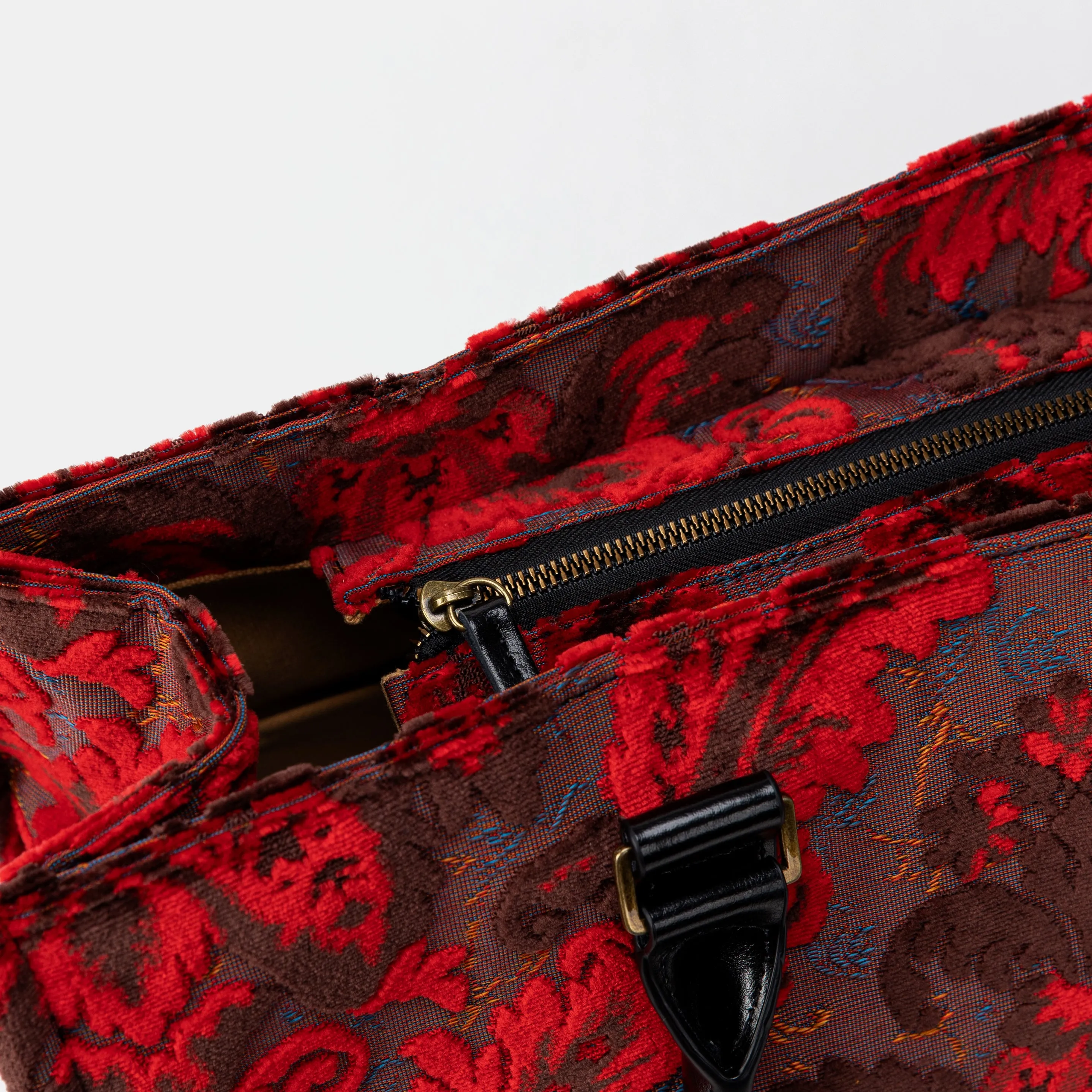 Burnout Velvet Revival Scarlet Laptop Work Tote