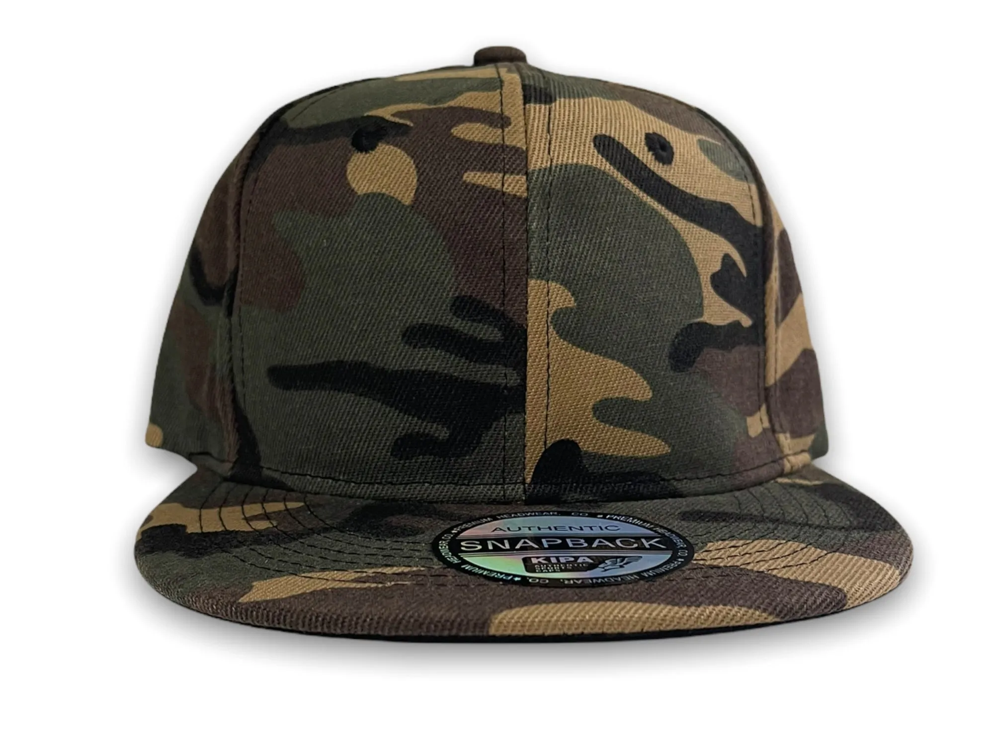 Camo Snap-Back Cap