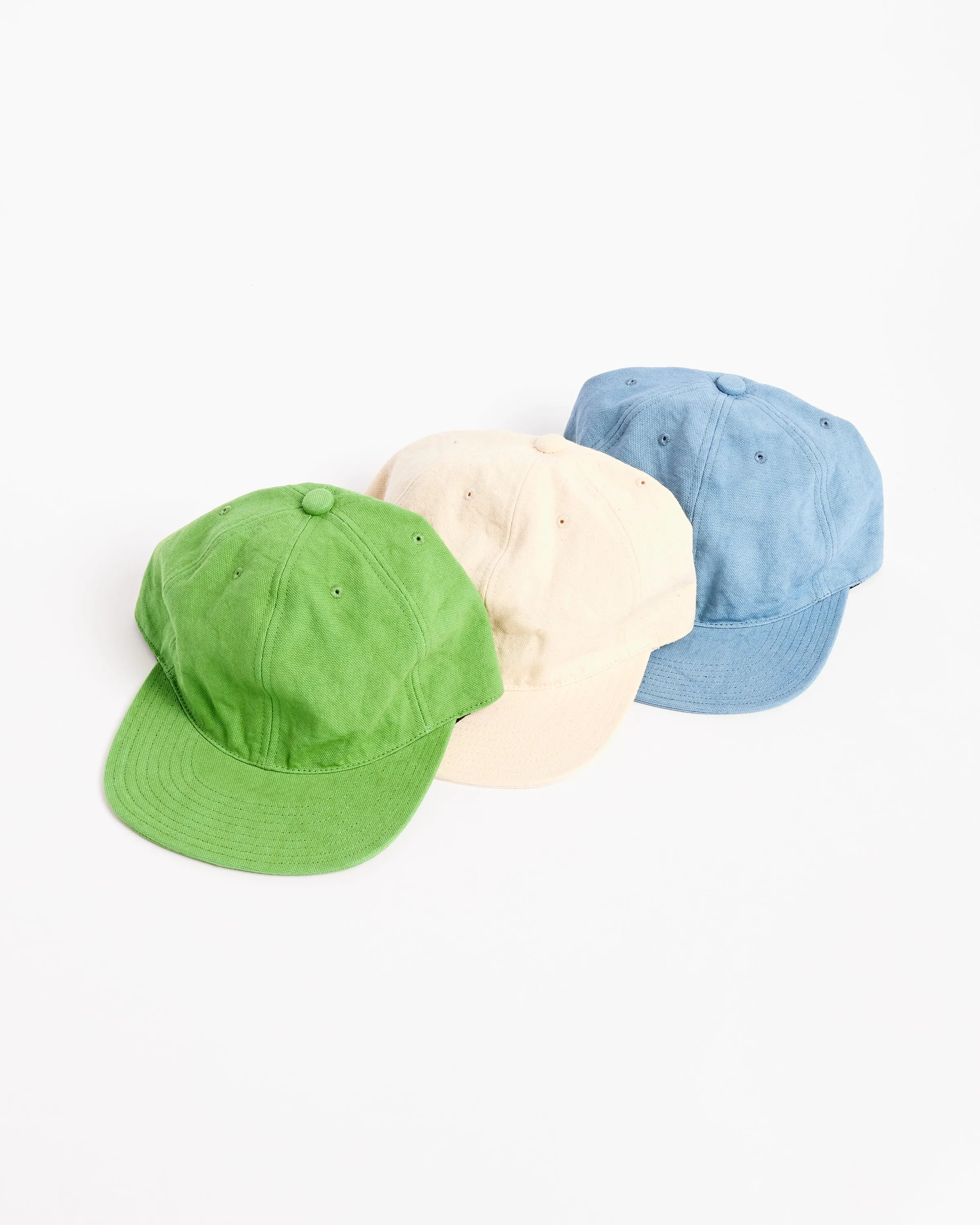 Canvas Velcro Back Cap in Adriatic