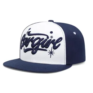 Cargirl Blue & White Snapback Cap