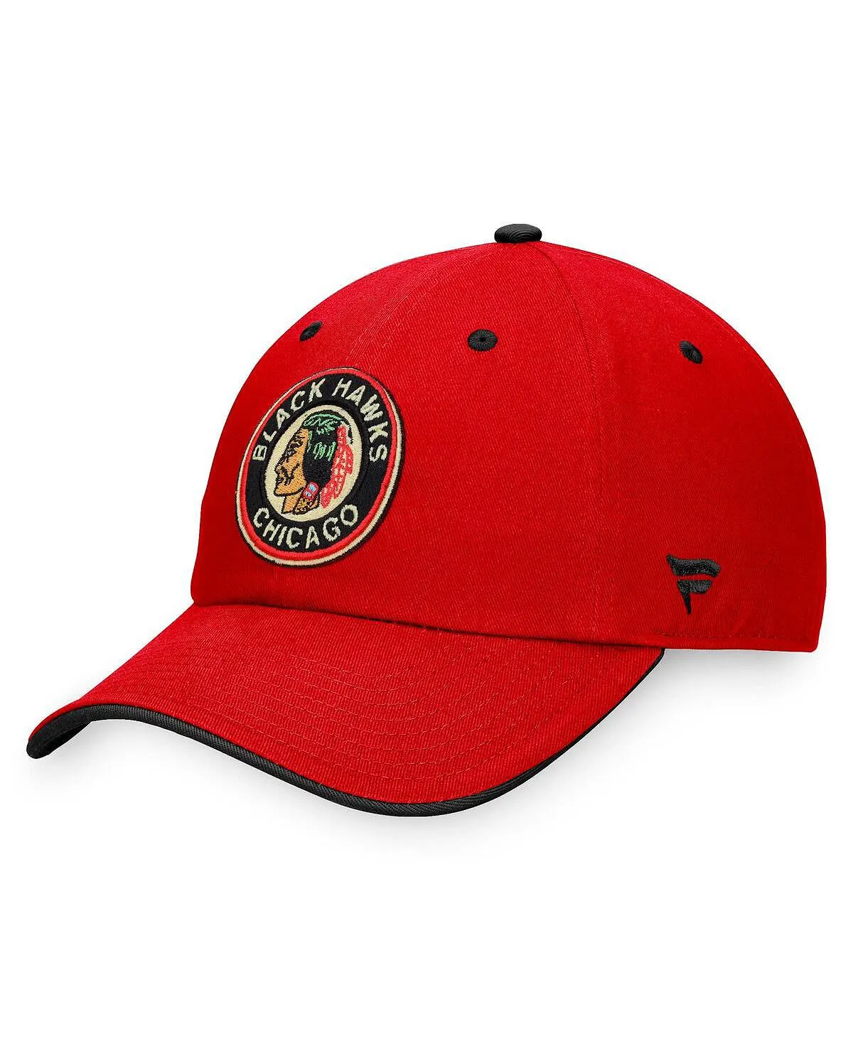 Chicago Blackhawks Original Six Fanatics Men's Red Signature Adjustable Cap