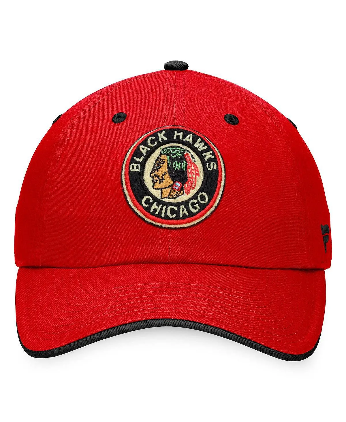 Chicago Blackhawks Original Six Fanatics Men's Red Signature Adjustable Cap