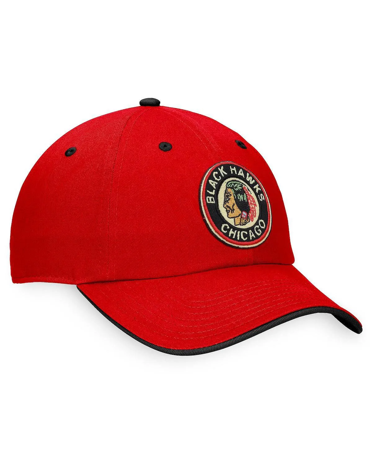 Chicago Blackhawks Original Six Fanatics Men's Red Signature Adjustable Cap