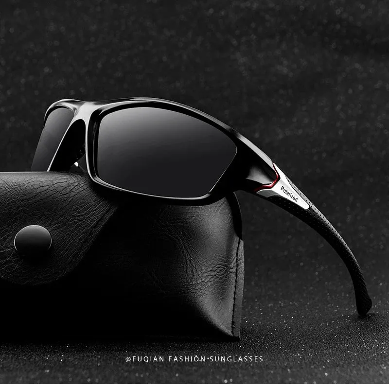 Classic Sports Polarized Sunglasses Men Women Fashion Plastic Outdoor Sun Glasses Black Shades Riding Cycling Goggle UV400