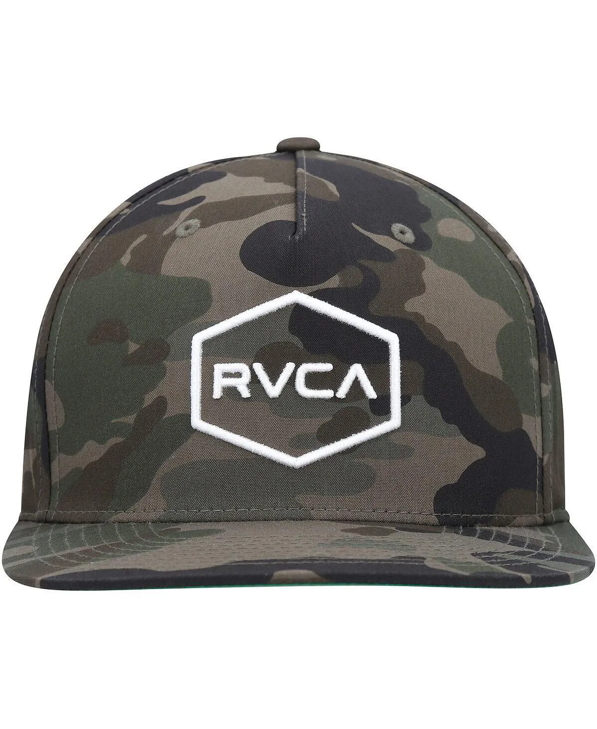 Commonwealth RVCA Men's Camouflage Adjustable Snapback Cap