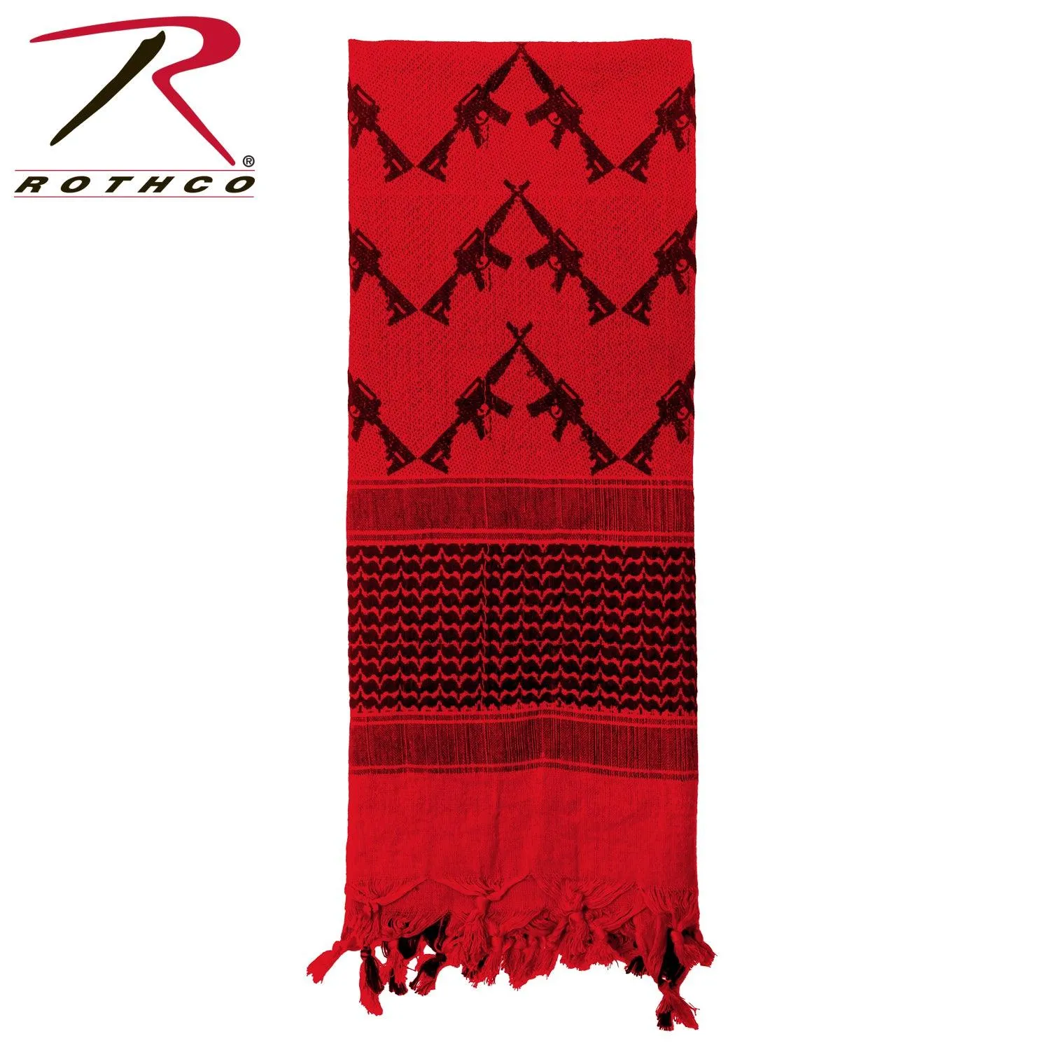 Crossed Rifles Shemagh Tactical Desert Keffiyeh Scarf