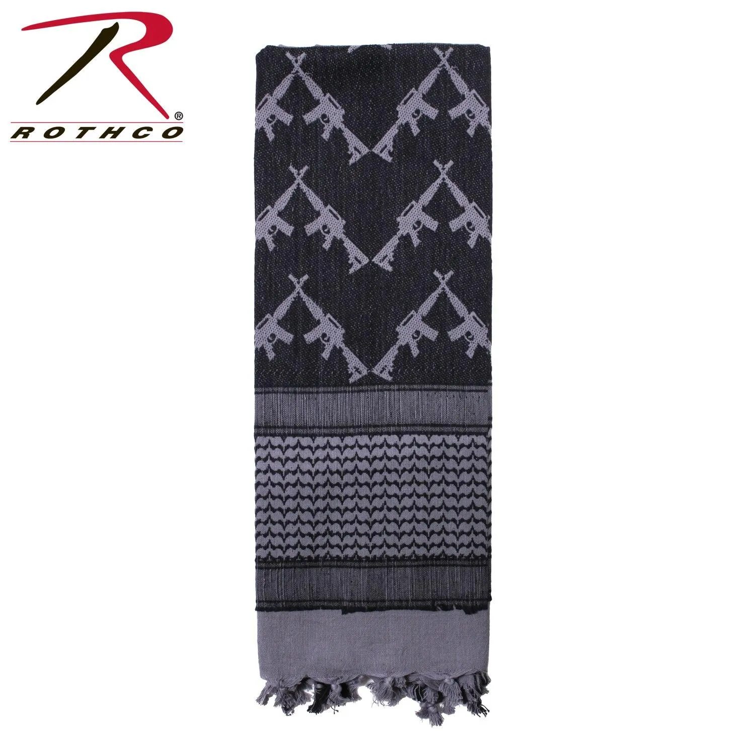 Crossed Rifles Shemagh Tactical Desert Keffiyeh Scarf