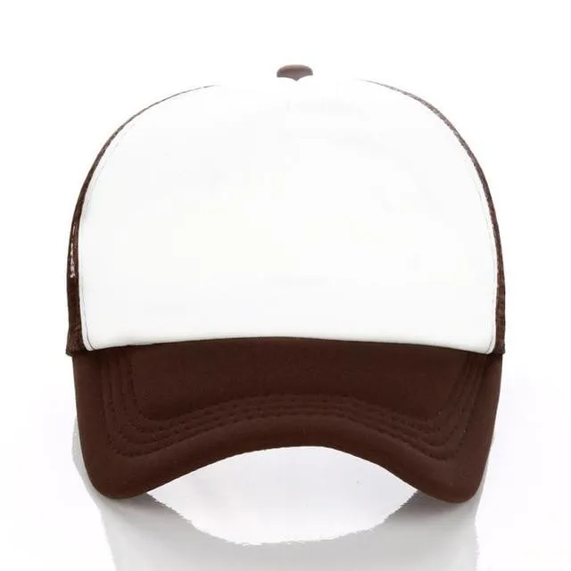 Custom LOGO Design Baseball Cap Mesh Adjustable Hat