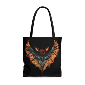 Cute Gothic Bat Tote Bag - Cute Cottagecore Totebag Makes the Perfect Gift