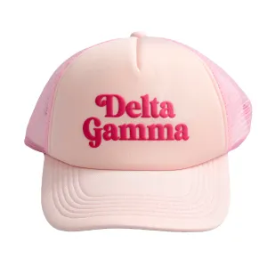 Delta Gamma Baseball Cap, Mesh Trucker-Style Hat