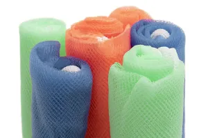 Double-Layer Fridge Net Bags (Pack of 6, Multicolor)