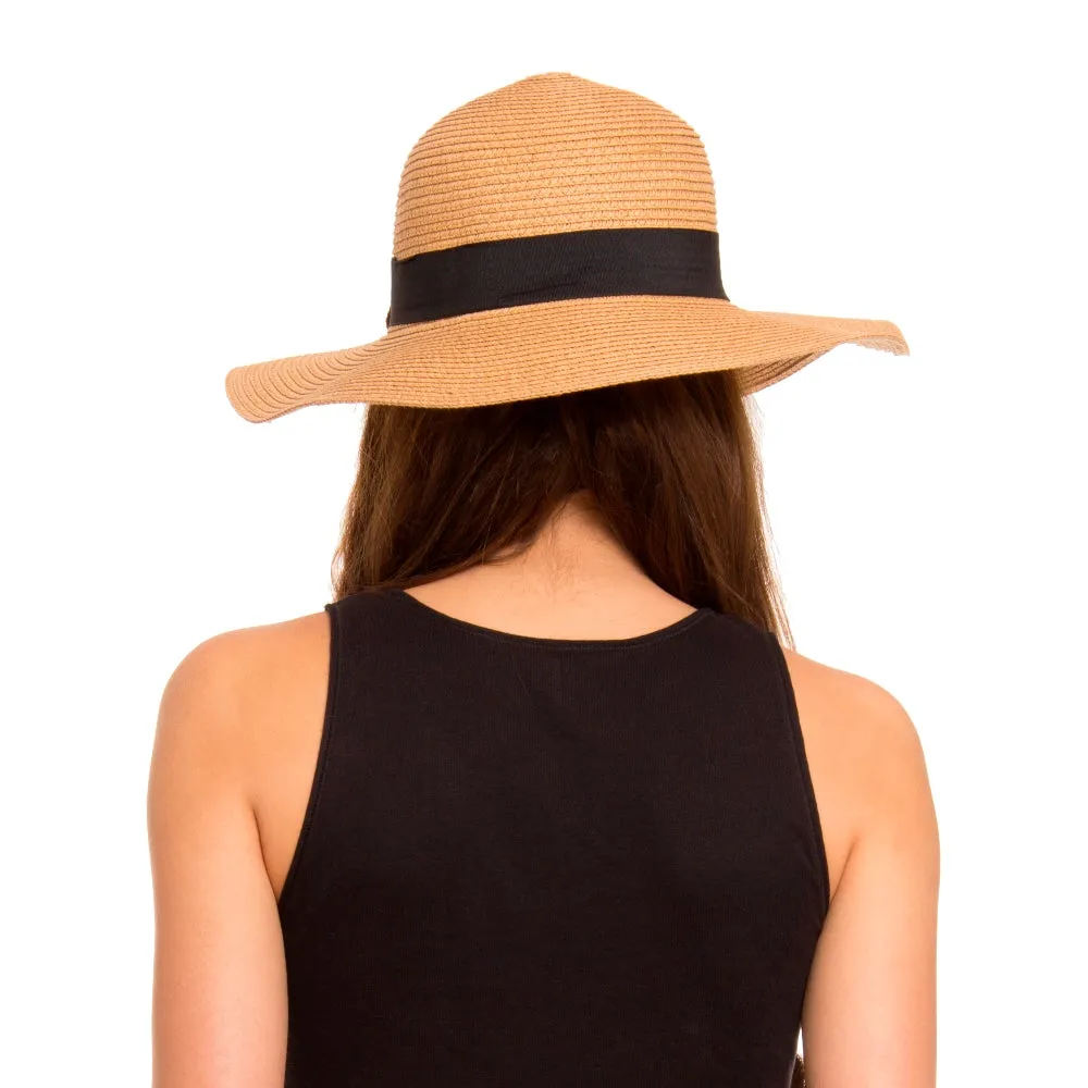 FabSeasons Brown Sun Hat for Women