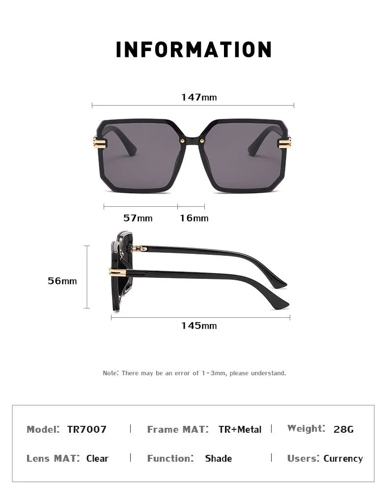 Fashion Polygonal Square Sunglass