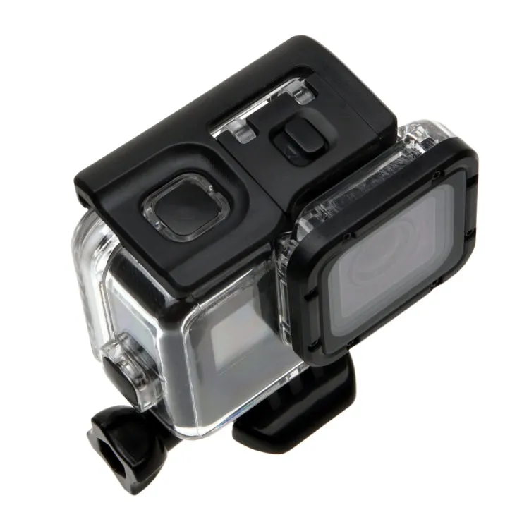 For GoPro HERO6 /5  30m Waterproof Housing Protective Case   Hollow Back Cover with Buckle Basic Mount & Screw, No Need to Disassemble Lens(GP413)