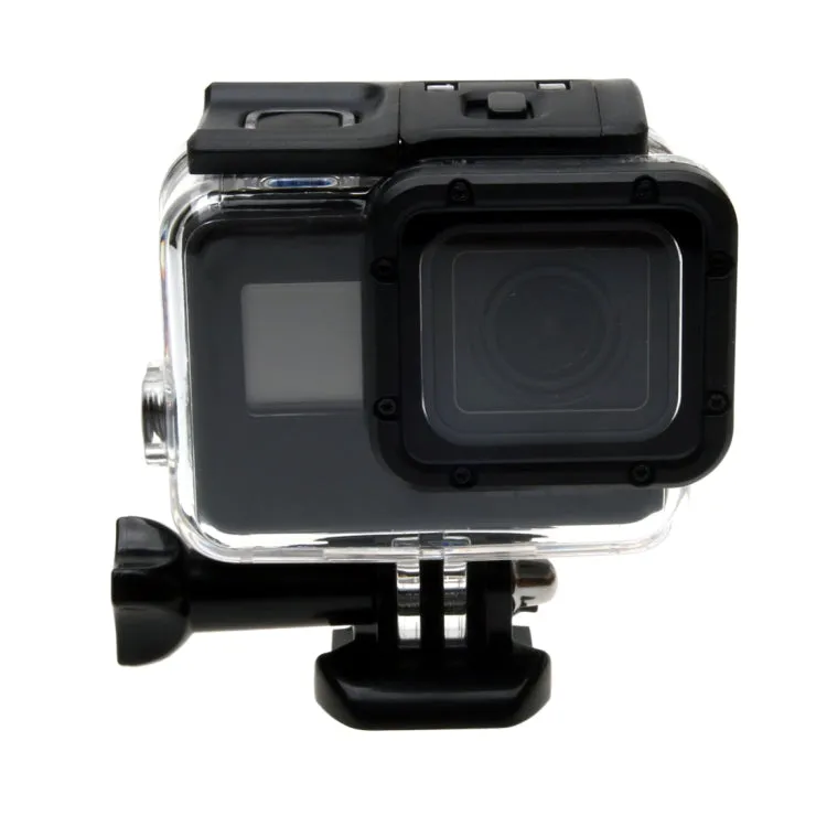 For GoPro HERO6 /5  30m Waterproof Housing Protective Case   Hollow Back Cover with Buckle Basic Mount & Screw, No Need to Disassemble Lens(GP413)