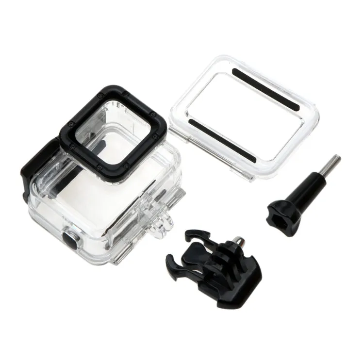 For GoPro HERO6 /5  30m Waterproof Housing Protective Case   Hollow Back Cover with Buckle Basic Mount & Screw, No Need to Disassemble Lens(GP413)