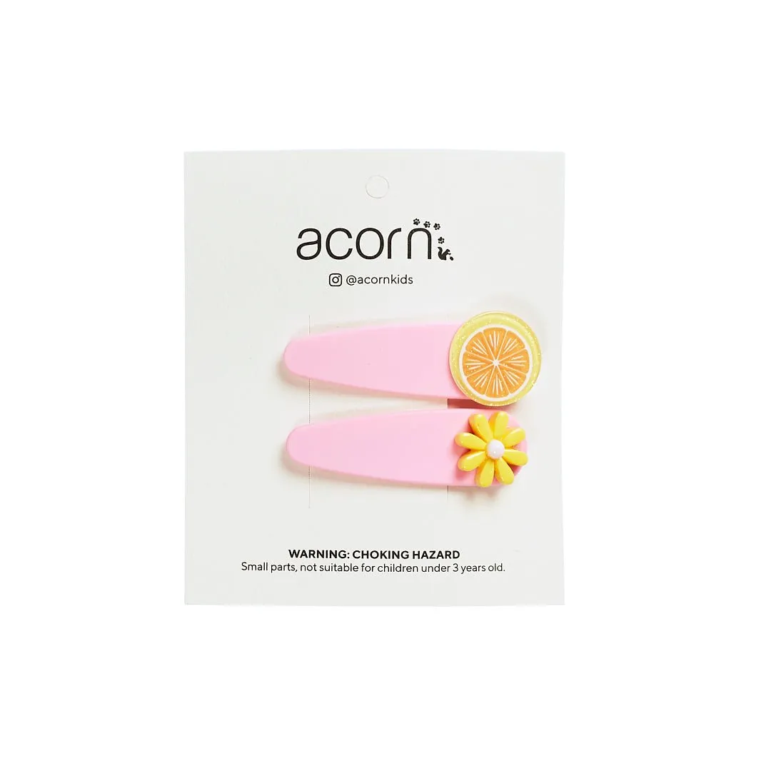 Fruit Hair Clip Pink