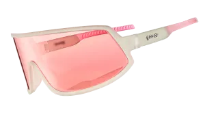 Goodr Extreme Dumpster Diving Sunglasses - White/Pink