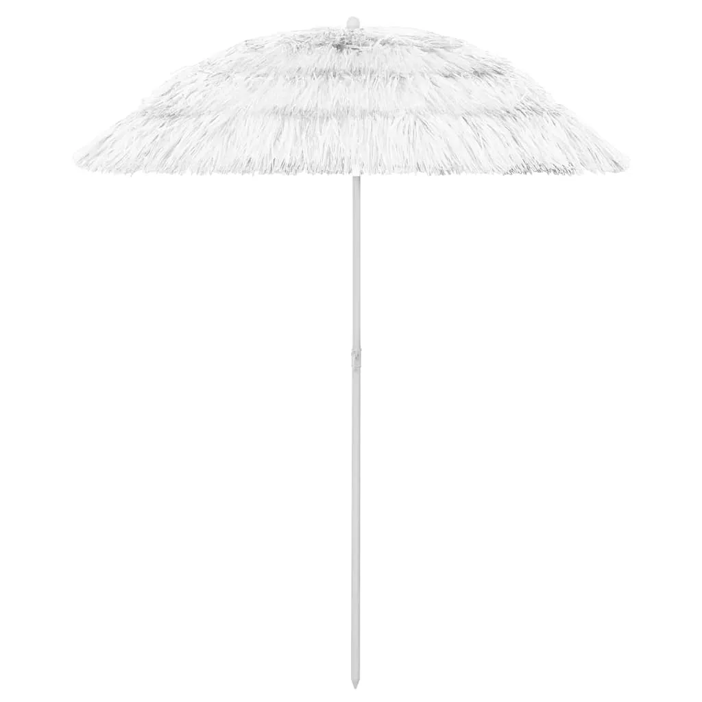 Hawaii Beach Umbrella White 180 cm