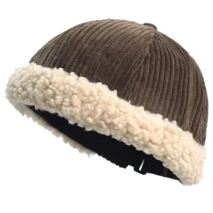 Himalayan Winter Corduroy Docker Cap