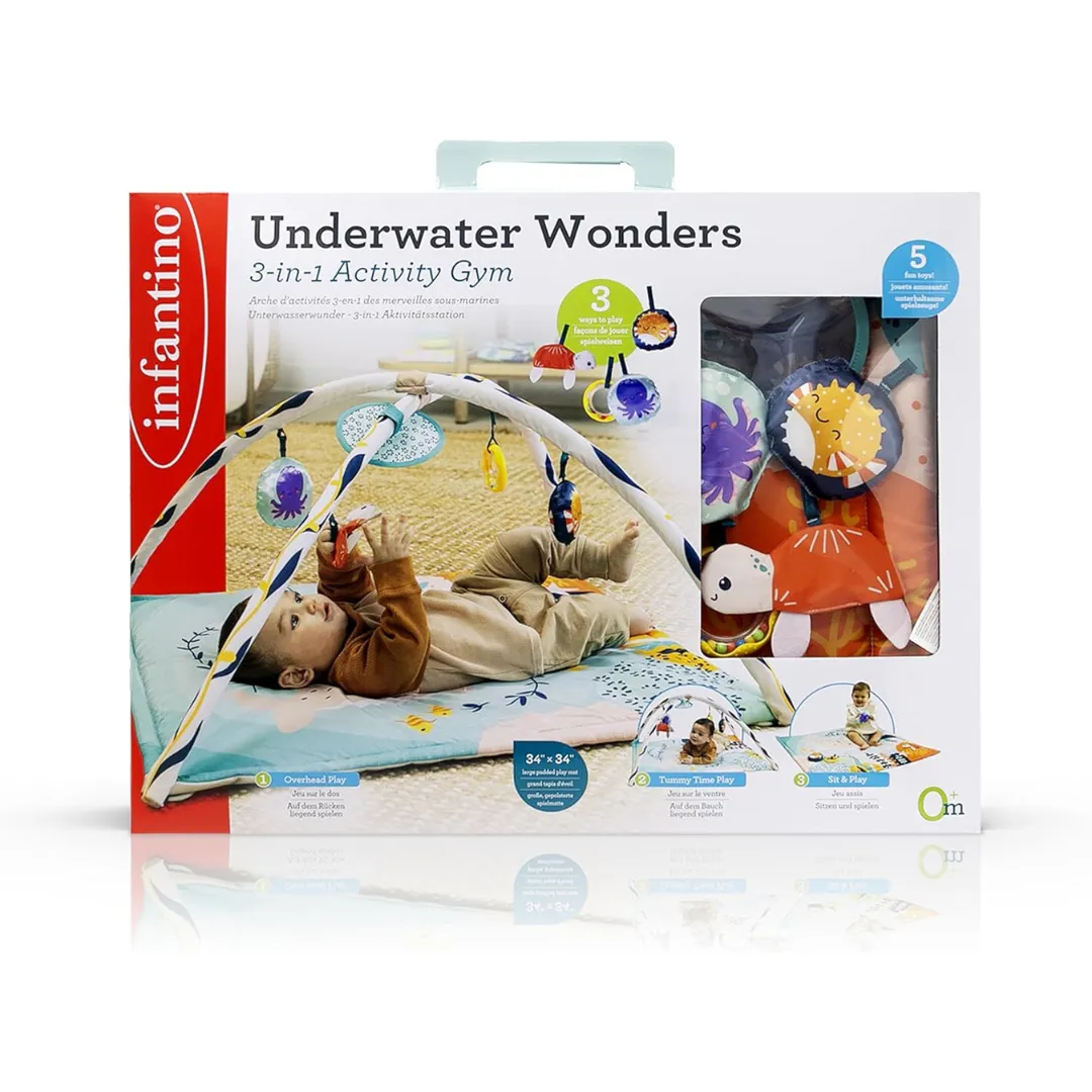 Infantino Underwater Wonders 3 In 1 Activity Gym (0m )