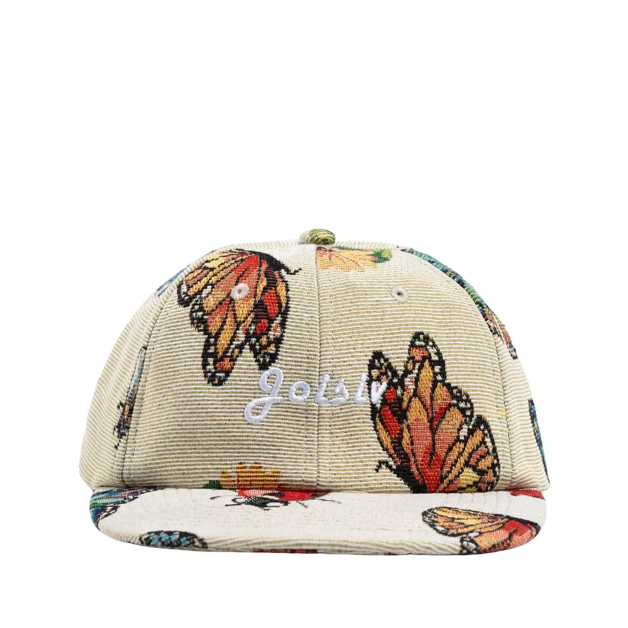 Joisiv Butterflies Beige Baseball Cap