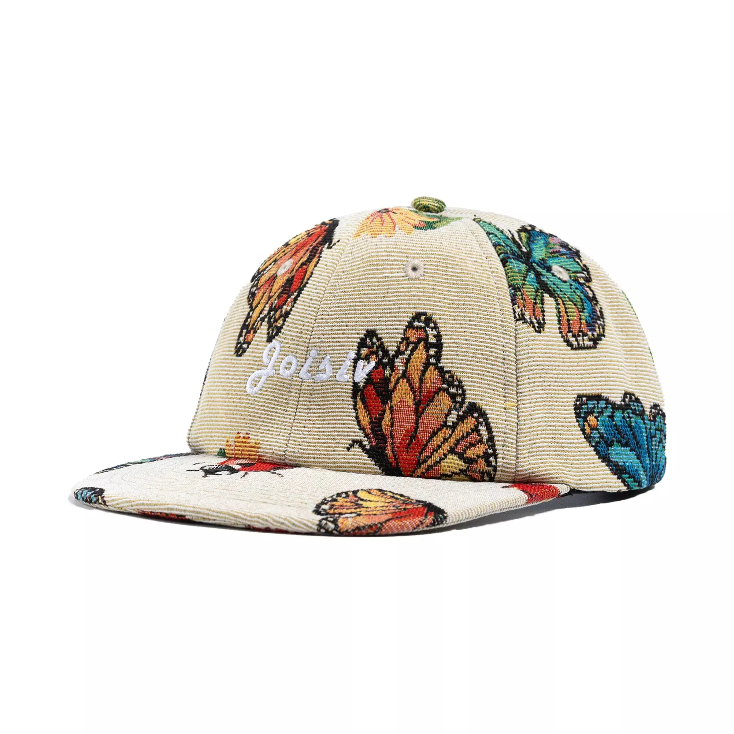 Joisiv Butterflies Beige Baseball Cap