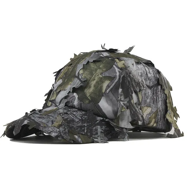 Leaf Camouflage Navy Army Snapback Cap