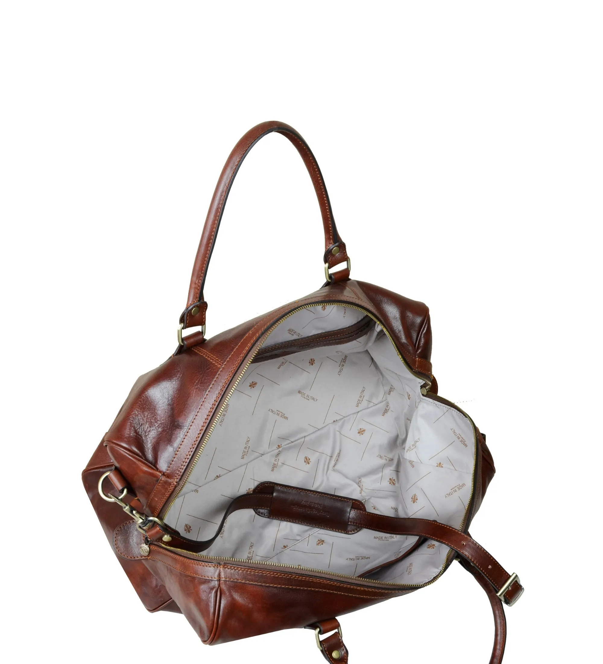 Leather Duffel Bag - To the Lighthouse