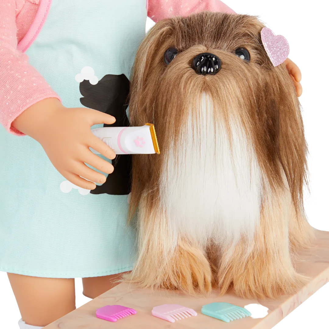 Lhasa Apso Hair Play Pup