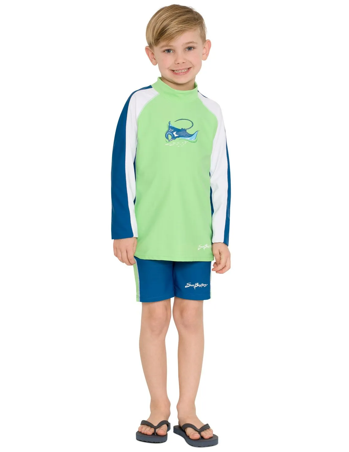 Long Sleeve Rash Guard - Flash Green