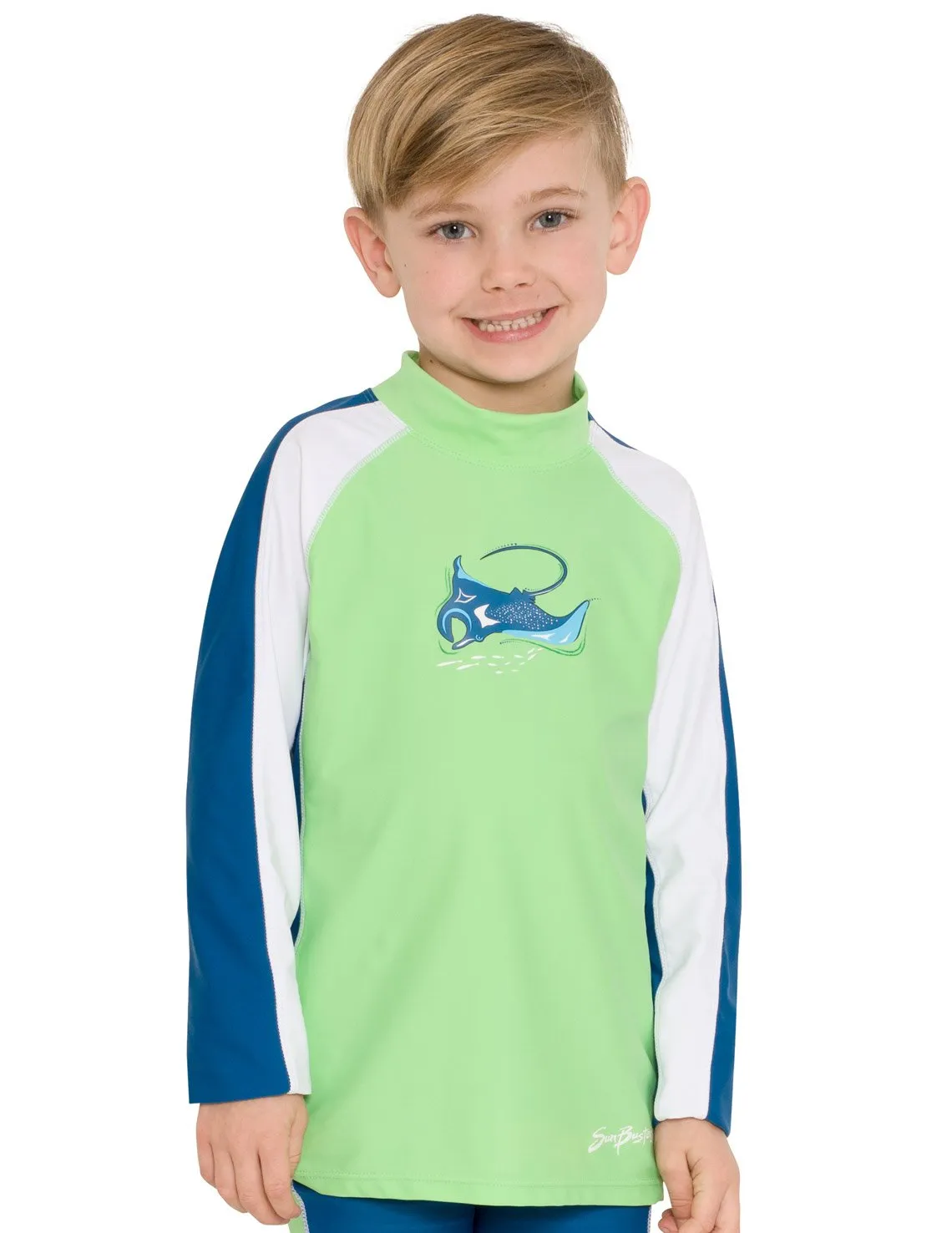 Long Sleeve Rash Guard - Flash Green