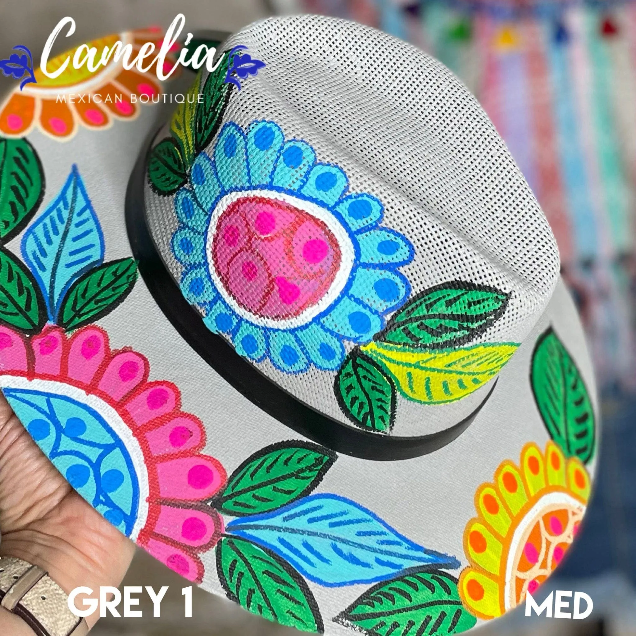 Mexican Hand Painted Sun Hat