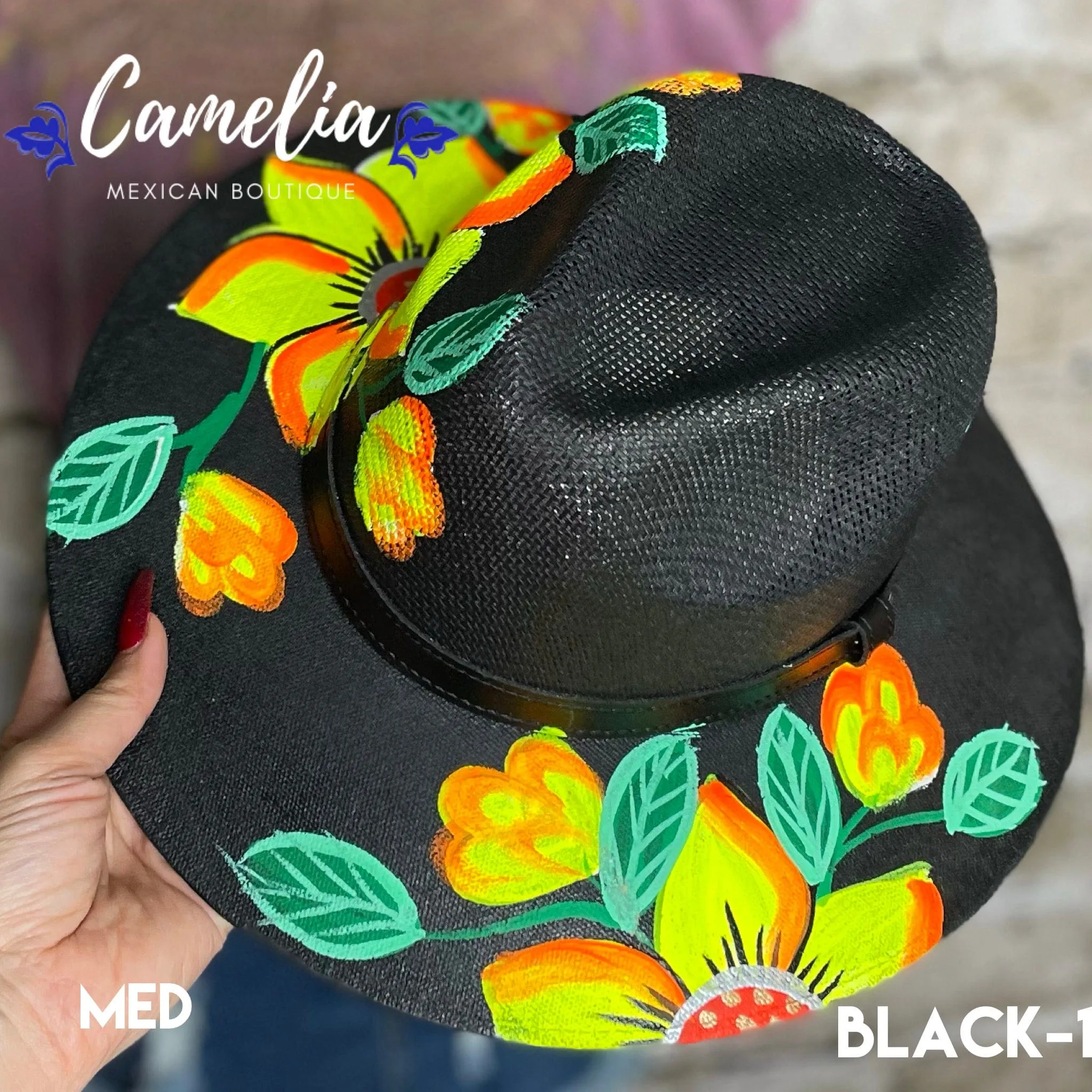 Mexican Hand Painted Sun Hat