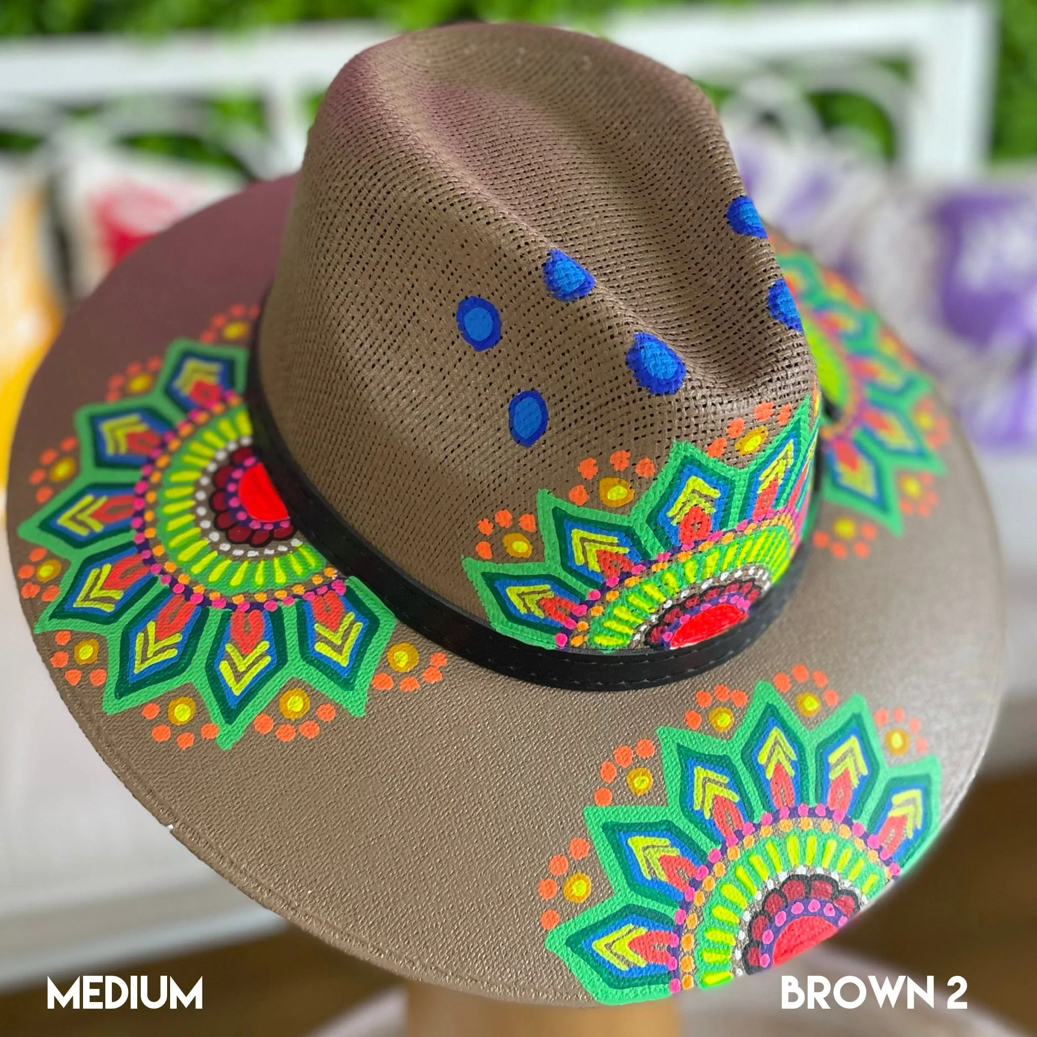 Mexican Hand Painted Sun Hat