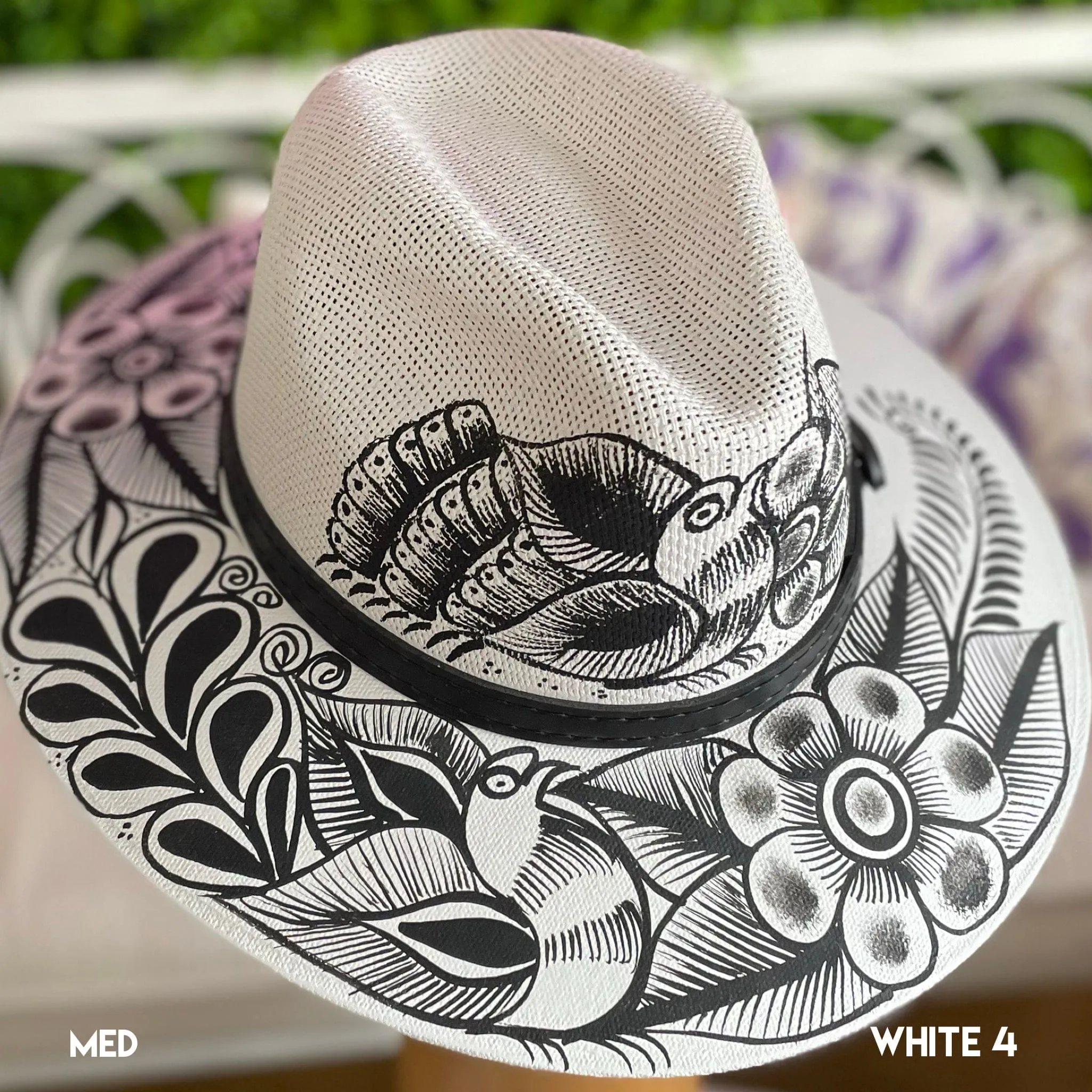 Mexican Hand Painted Sun Hat